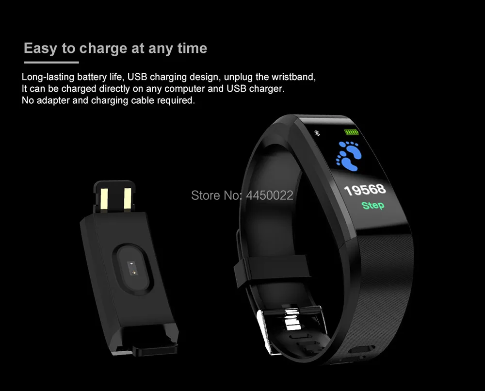 130346-115PLUS-YOHO-2- Fitness tracker smartband