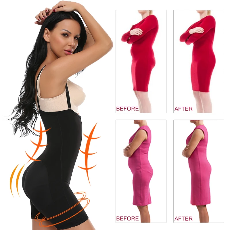 VASLANDA боди для похудения формочек Для женщин Full Body Shaper Талия тренер bustier корсет, приподнимающий ягодицы моделирования ремень Корректирующее