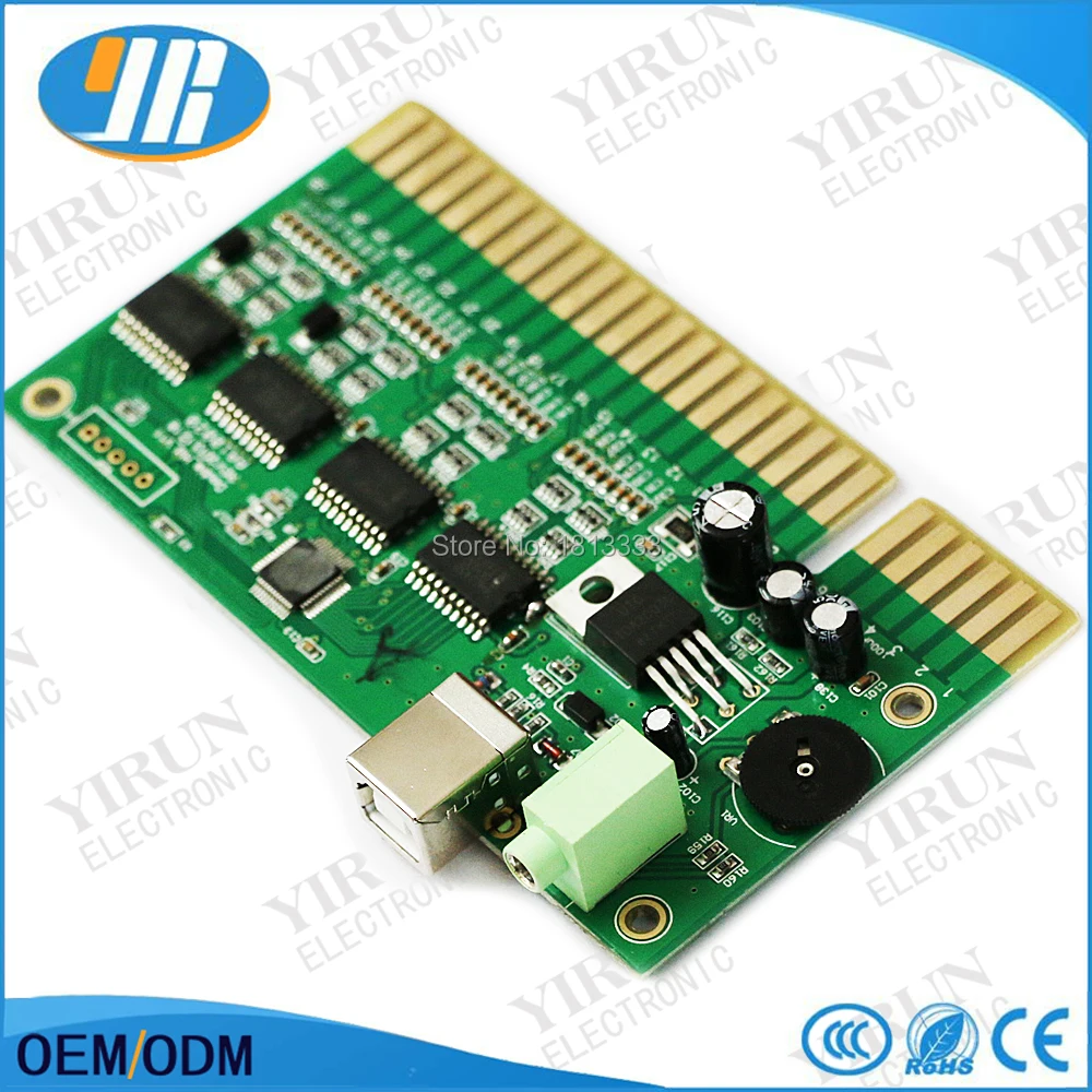 Жгут 2 игрока PC USB Jamma Acade конвертер PCB плата аркадная игровая машина/части шкафа |