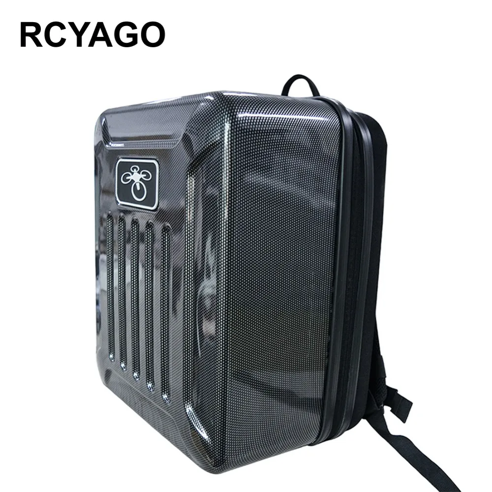 RCYAGO 2017 No Liner Carbon Fiber font b Drone b font Bag Hardshell Backpack For DJI