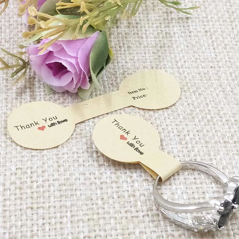 100pcs 925 Sterling Silver Ring Label Sticker label For Jewelry  Necklace /Bracelet/Pendant Price Tag 58X20MM 999Golden Foil 