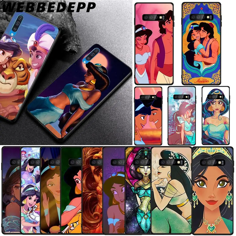 WEBBEDEPP Aladdin Jasmine Princess мягкий чехол для Samsung Galaxy A3 A5 A6 Plus A7 A8 A9 J6 чехол|Бамперы| |