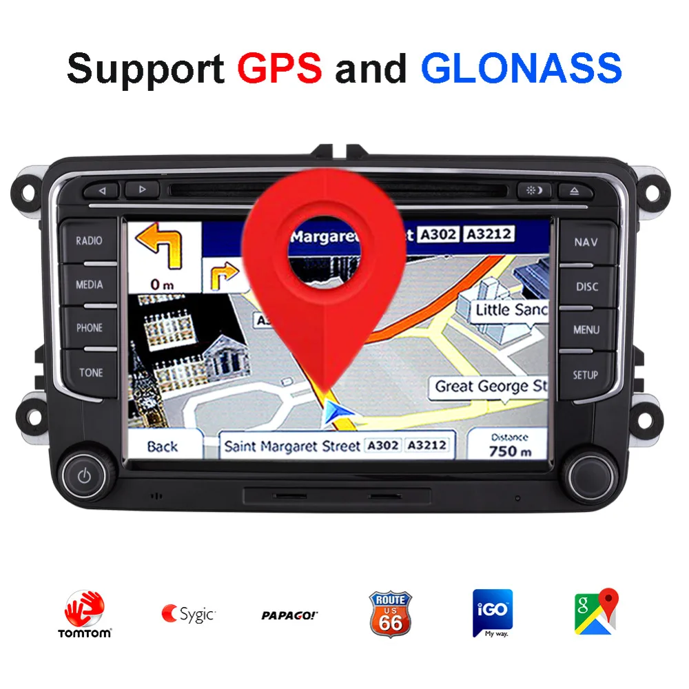 D NOBLE 2 Din 7 дюймов Android 1 автомобильный DVD плеер GPS навигация автомобильное радио