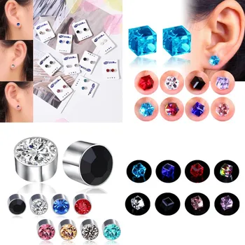

1pair Magnetic Slimming Earrings Slimming Patch Lose Weight Magnetic Health Jewelry Magnet Of Lazy Paste Slim Patch Accessory