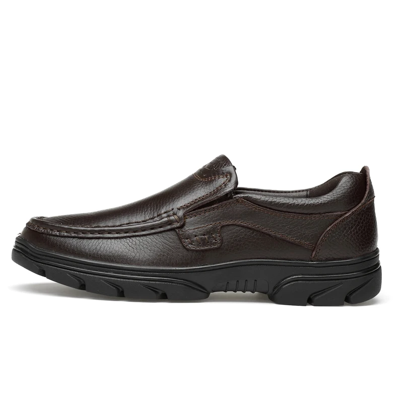 CLAX/мужские черные кожаные туфли; натуральная кожа; сезон лето-осень; модельные туфли; Мужская официальная обувь; слипоны; офисная обувь; мягкая дышащая обувь