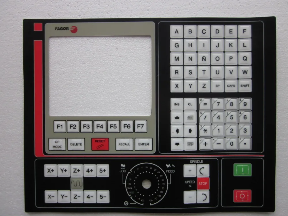 8025M FAGOR : 8025M FAGOR Membrane Keypad for CNC system New 90 days warranty , FAST SHIPPING fagor cnc 8025m 8025t membrane keypad have in stock
