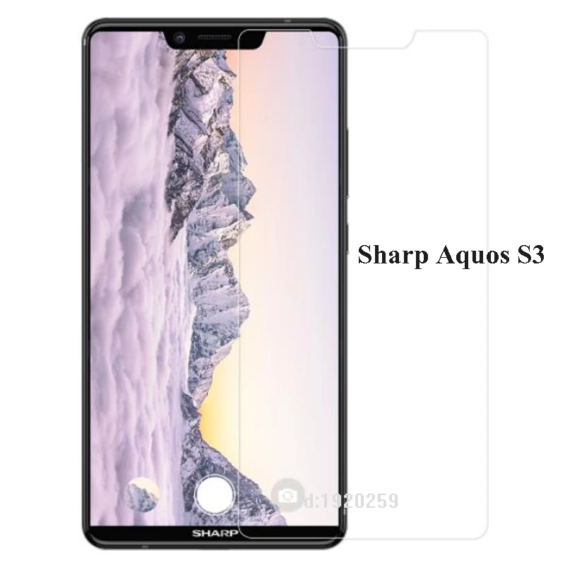 2 шт. для Sharp Aquos S3 telefon, закаленное стекло 9 H, Высококачественная защитная пленка, Защита экрана для Sharp Aquos S3 glass - Цвет: Tempered glass