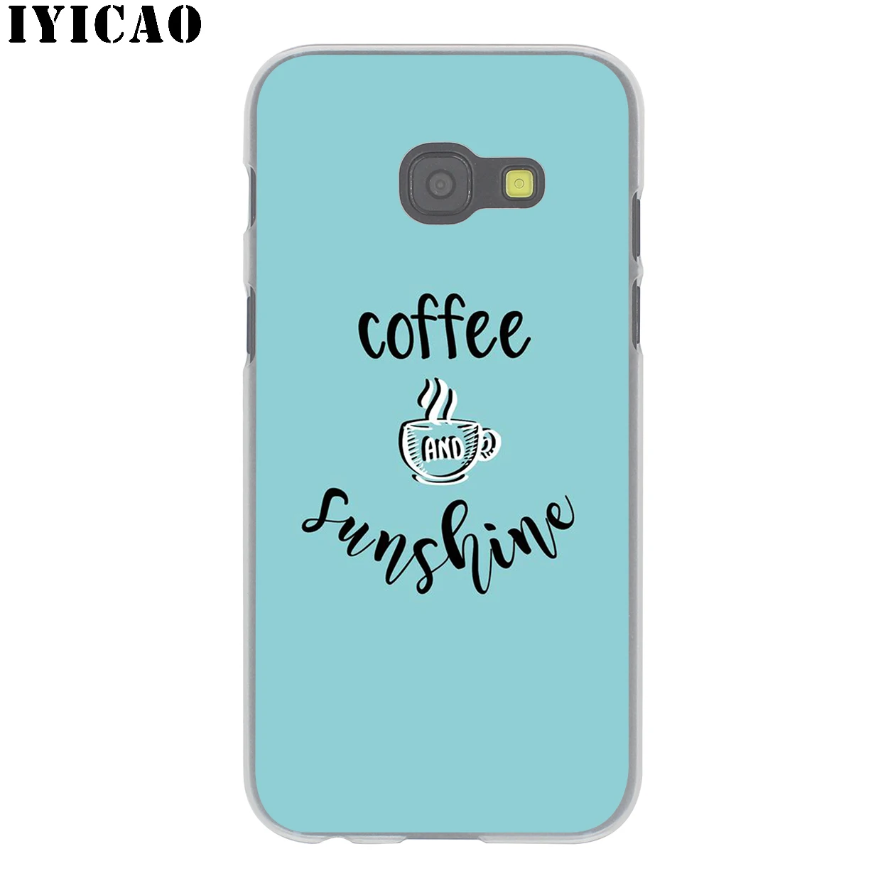IYICAO первый кофейный жесткий чехол для Samsung Galaxy J6 J5 J1 J2 J3 J7 2017 2016 2015 Prime US EU