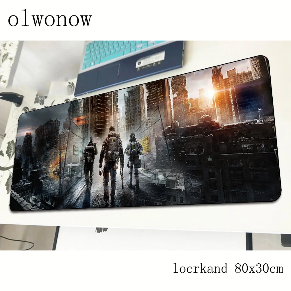 Tom clancy's The Division mousepad gamer large 800x300x3mm gaming mouse pad notebook accessories laptop padmouse ergonomic mat