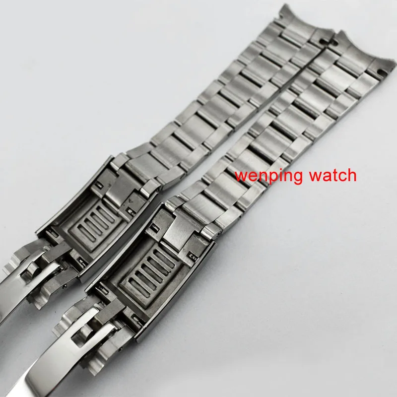 1 шт. полированный браслет из нержавеющей стали 316L 20 мм|watch band bracelet|band braceletwatch |