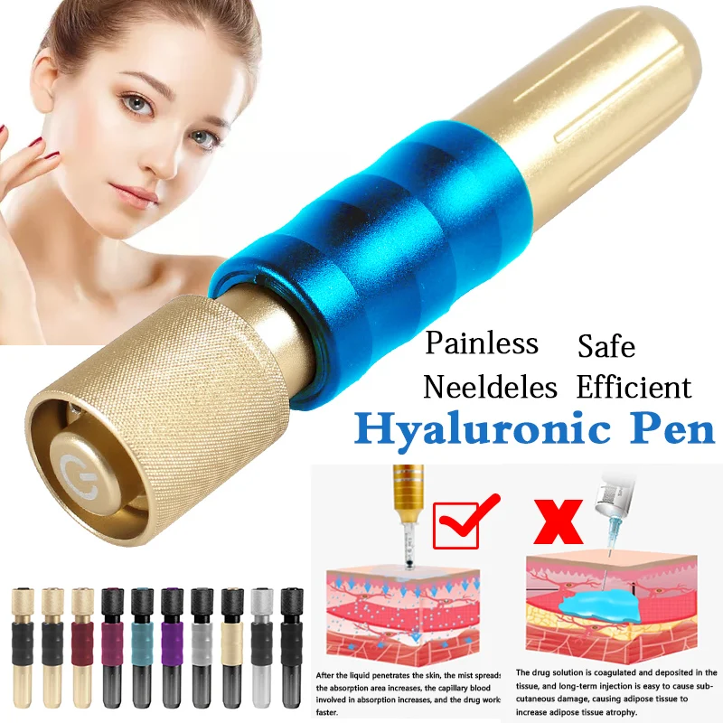 

new style High Pressure Hyaluronic Pen NonInvasive Atomizer Injection guns for lip Filling Anti Wrinkle face Atomizer Injection