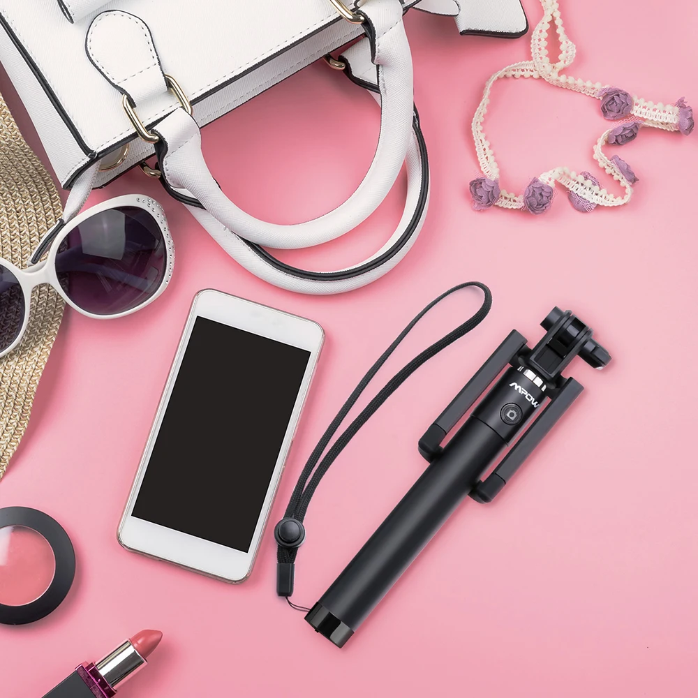 Bluetooth селфи палка Mpow MBT8 iSnap X U Shape Pro штатив монопод держатель для смартфона с