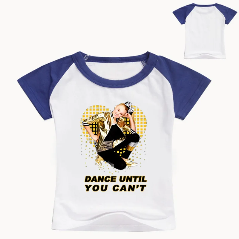Детская осенняя футболка одежда для мальчиков и девочек одежда jojo siwa футболка с короткими рукавами Детская Хлопковая футболка с рисунком футболки - Цвет: style 15