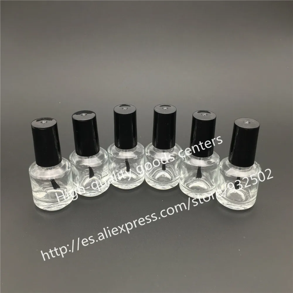 Free Shipping 200pcs 10g empty nail polish bottle bottles with white