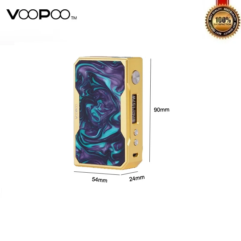 Оригинал VOOPOO DRAG X007 157 Вт бокс мод 18650 TC моды с чипом US GENE электронная сигарета 510