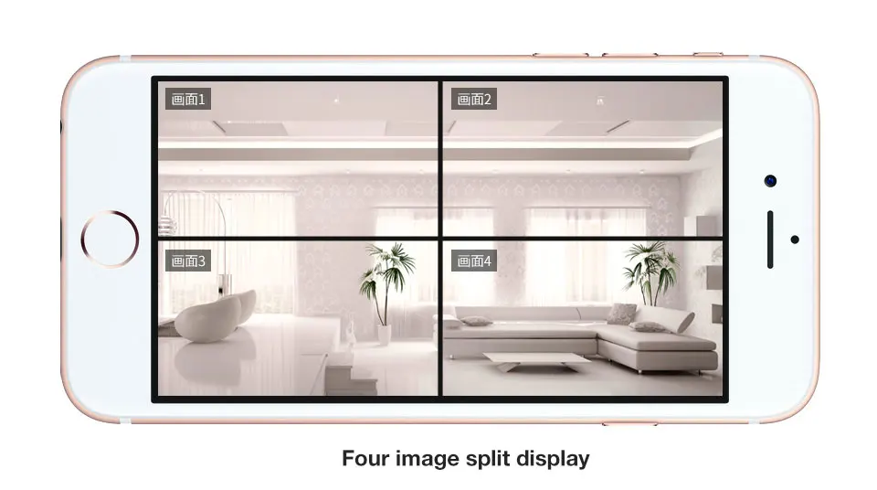 VStarcam WiFi мини панорамный фотоаппарат инфракрасного ночного видения беспроводная сигнализация движения видео ip-камера с монитором C60S розовый