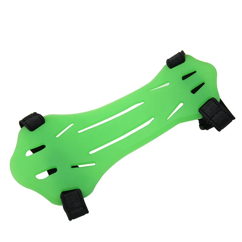 

1pcs Small Silica Gel Armguards Forearm Protector Bow Archery Arm Protector Arm Guard 2-Straps Hunting Accessories