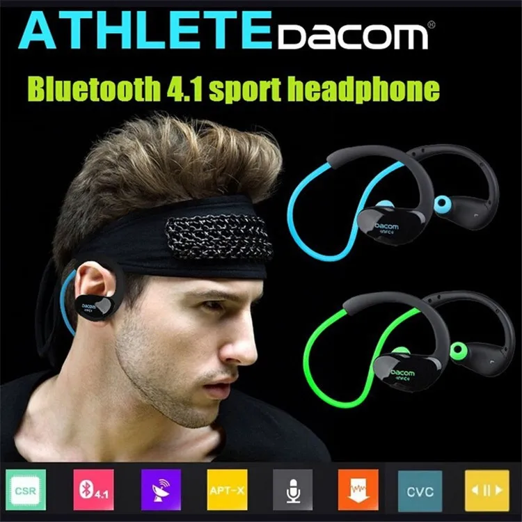 Dacom Athlete Bluetooth гарнитура беспроводные наушники спортивные стерео наушники с HD микрофоном NFC auriculares для iPhone samsung