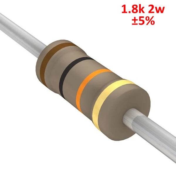 10 Pcs. 120k Ω Ohm 1/2Watt Carbon Film Resistor 
