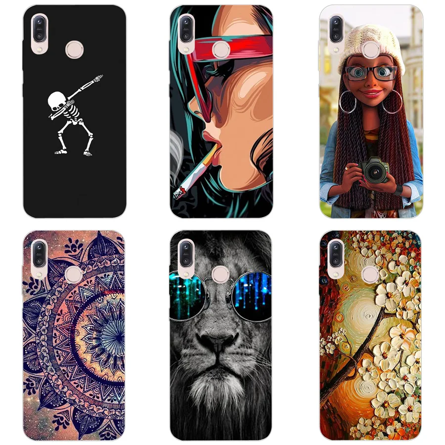 Phone Cases For Asus ZenFone MAX M1 ZB555KL Case Painting Patterned Soft Silicon TPU Protective Back Cover for |