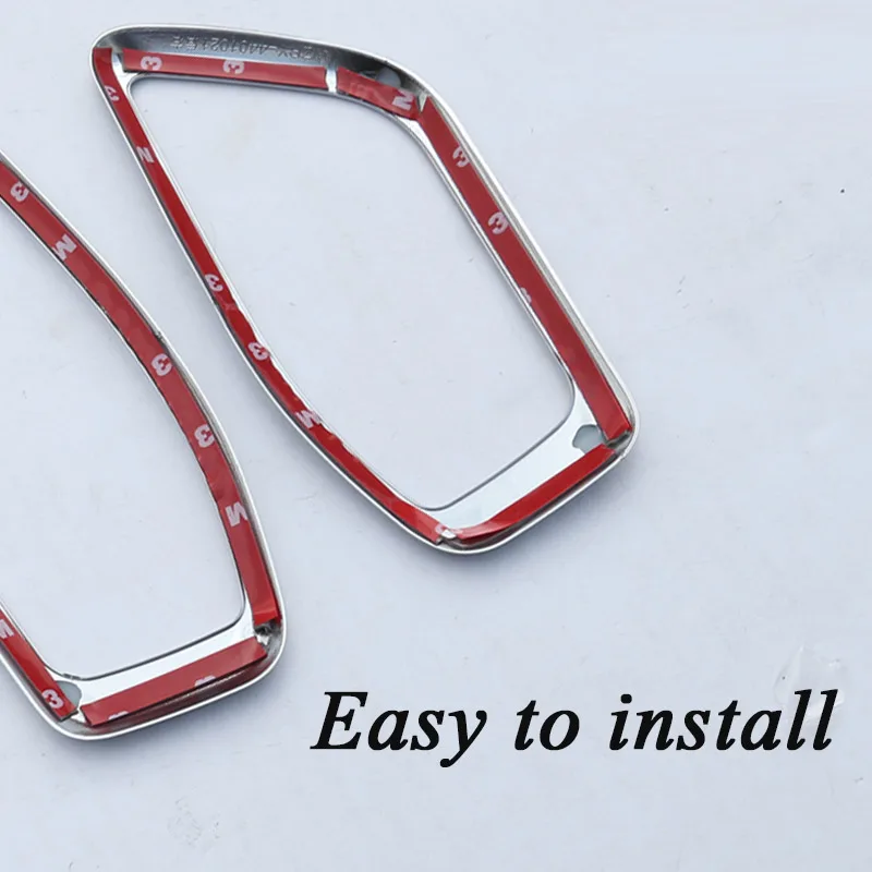 4 piezas cromadas piezas interiores para Land Rover Range Rover Evoque coche puerta Interior manija marco Accesorios 4 piezas cromadas piezas interiores para Land Rover Range Rover Evoque coche puerta Interior manija marco Accesorios