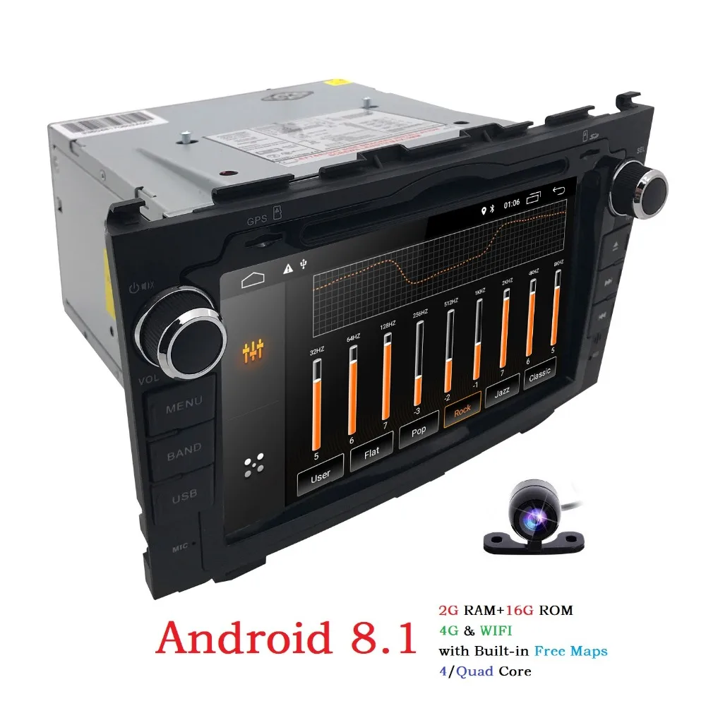 

8''Android 9.0 HD 2DIN Car DVD Player GPS Navigation Radio Audio For Honda CRV GPS Navi Navigation System Autoradio With 4G WIFI