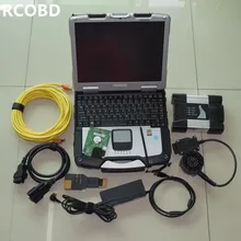 For bmw diagnostic-tool icom next with software ista expert mode 500gb hdd with laptop ram 4g cf30 all cables full set best