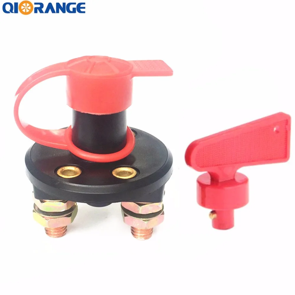 QIORANGE 400A DC 12-24V Battery Switch Isolator Cut Off Power Kill + 1Key Waterproof Cover | Автомобили и мотоциклы
