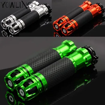 

7/8''22 motorcycle handlebar cap motocross handle bar grips ends cover FOR Kawasaki NINJA 250R Z125 NINJA 300r ZX6R/636 z750 800