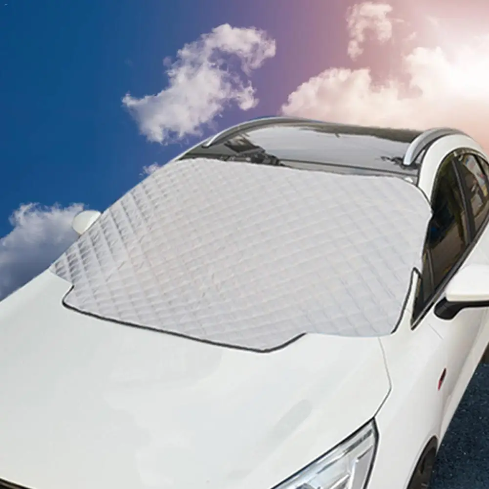 Портативный Складной автомобильный чехол на лобовое стекло, ветровое стекло, автомобильный Снежный мороз, защита от пыли, козырек, защита от солнца, Защитные Чехлы