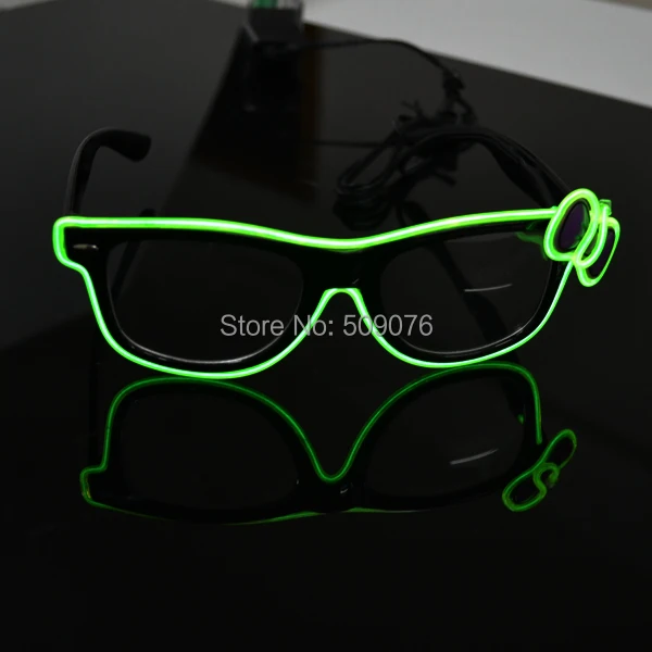

Free Shipping 10pcs/lot EL LED Voice control Glasses Luminous Party Light Colorful Glowing Classic Toys For Dance DJ, Party Mask