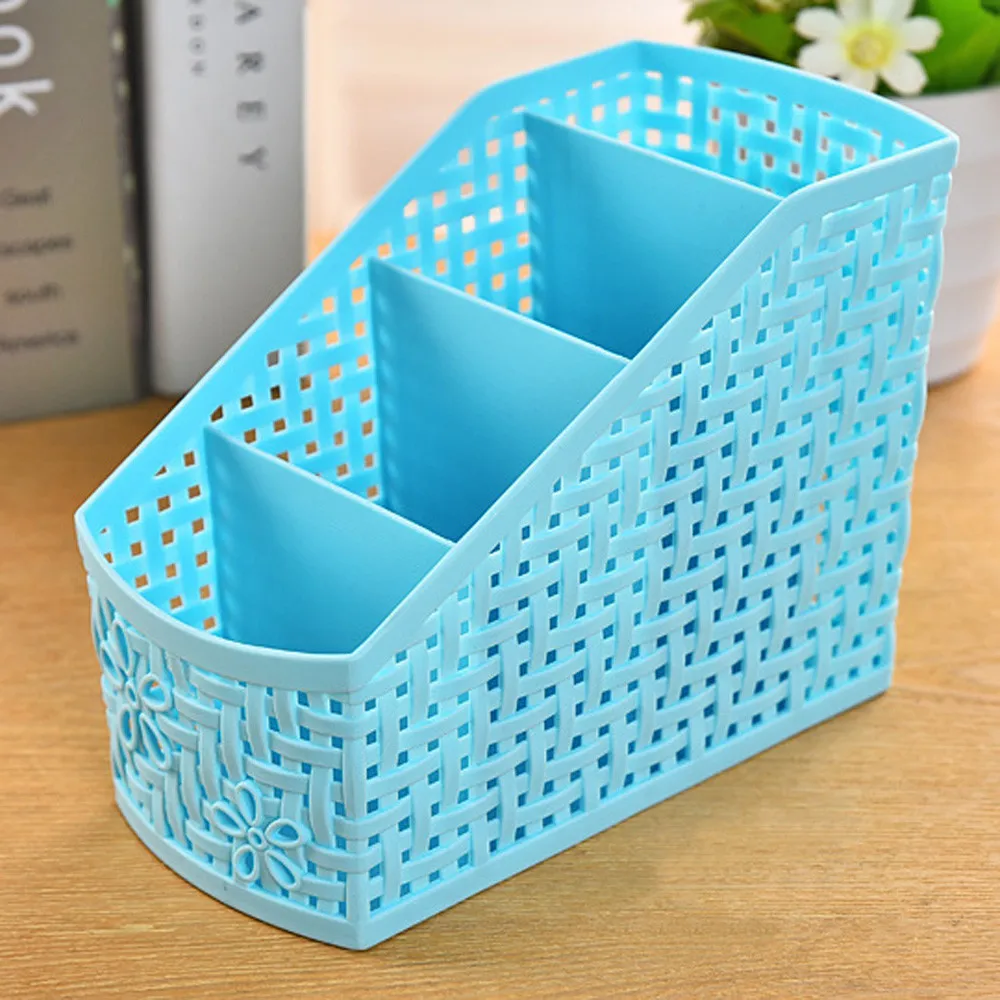 

Mini 4 Grids Desk Storage Office Organizer Box Case Cosmetic Organizer Holder
