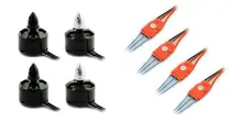 Новый 4 шт. 1806 2300KV микро-мотор + 4 x Simonk 12A ESC для 250 мм QAV250 PFV QuadCopter