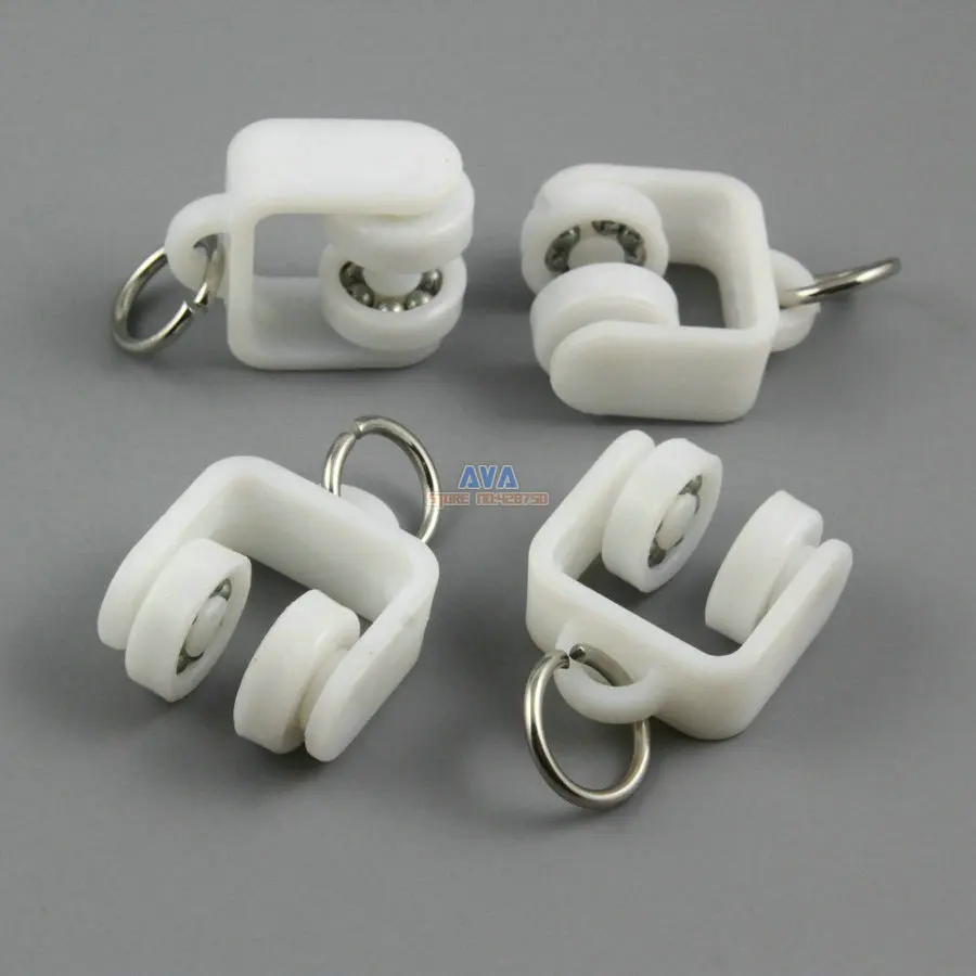 Curtain Track Roller Curtain Track Slide Gliders 21x35mm 50 Pieces