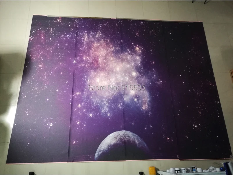 Custom Murals 3D Star Nebula Night Sky Wall Painting Ceiling Smallpox Wallpaper Bedroom TV Background Galaxy Theme Wallpaper