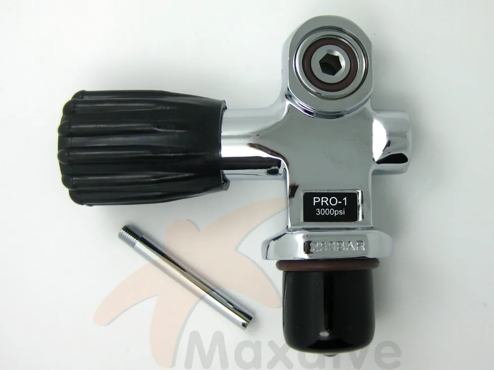 MAXDIVE Scuba Diving Valve 3000psi Scuba Tank Valve Din/Yoke Type PRO