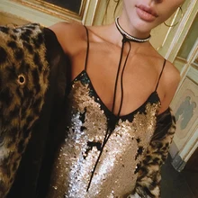Simple Newest fashion jewelry accessories Bohemia DIY velvet with crystal long choker necklace for couple lovers’ N204