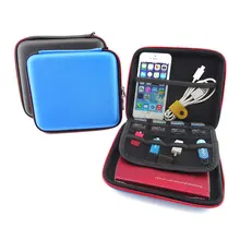 Portable Square Storage Bag Organizer for Hard Drive HDD Bag Power Bank U Disk Charger Mini
