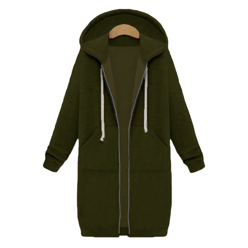 Oversized 2017 Autumn Coats Women Casual Long Hoodies Sweatshirt Coat