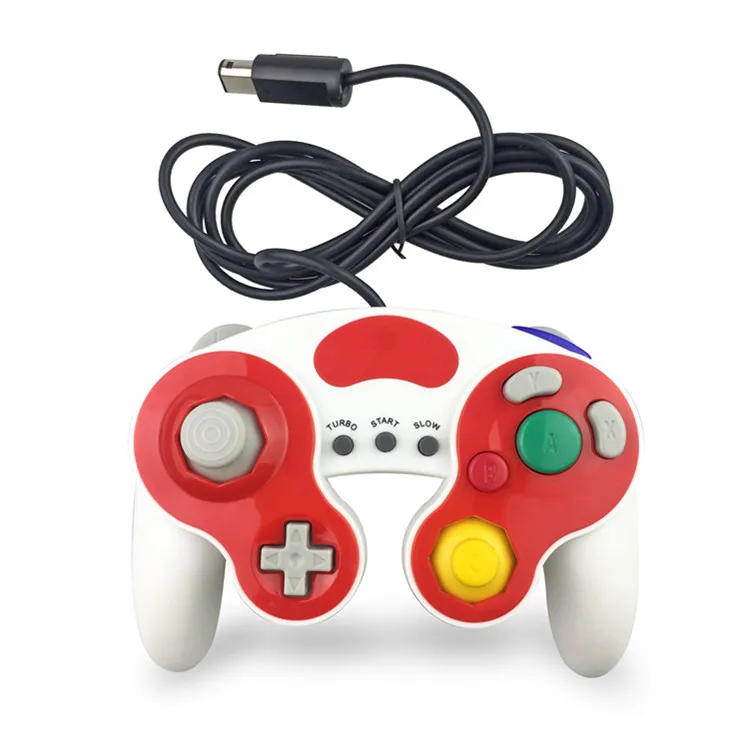 Для Gamecube контроллер проводной ручной джойстик для NAND ДЛЯ NS NX NGC GC WII WIIU контроллер для MAC компьютера ПК геймпад - Цвет: Многоцветный