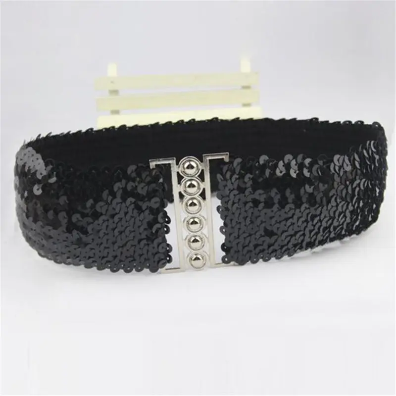 2019 New  Women Fashion Waistband Dress Accessories Vintage Manual sequins Belt Straps belts for women 40FE0103