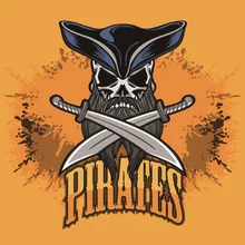 Laeacco Pirate Head Knife Baby Photography Backgrounds Customized Photography Backdrops For Photo Studio