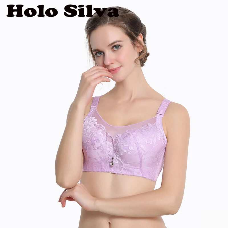 

Sexy lace women bra,plus size D E cup push up bra full cup brassiere thin cup lace bh,side adjustment underwear 85 90 95 100 105