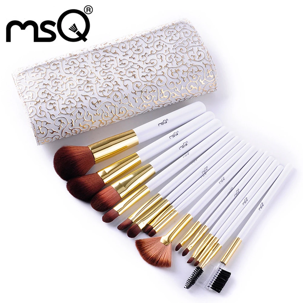 15 PCS MSQ Makeup Brush Set Tools Make-up Toiletry Kit Nylon Make Up Brush Set (3)