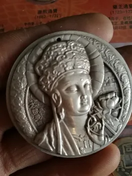 

Free shipping 4.5cm/old silver Buddha head Buddha head pendant transport Amulet