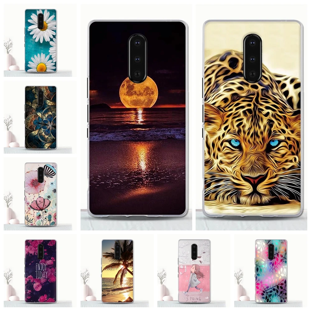 

For Sony Xperia 1 Case Coque Silicone Slim TPU Protector Fundas For Sony Xperia 1 Relief 3D Pattern Printing For Sony xperia 1