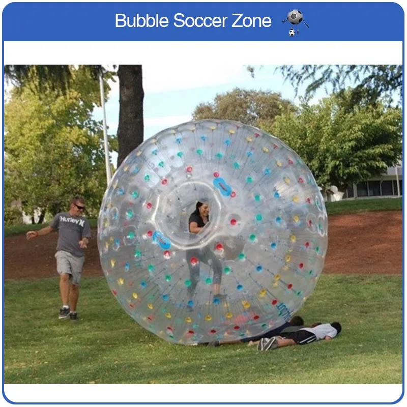 Бесплатная доставка zorb 2.5 м Диаметр людской мяч 0.8 мм ПВХ Материал игры на открытом воздухе надувной мяч гигантские надувные игрушка