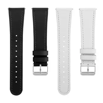 

Watch Band For Samsung Galaxy Watch 46MM Smart Watch Top Cuff Round Tail Printed Leather Strap Genuine Leather