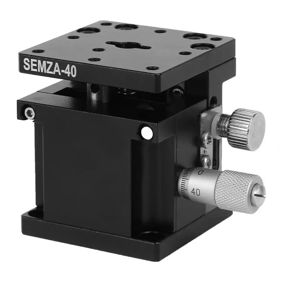 

40*40*40mm linear guide SEMZA-40 Trimming Platform Slide Table Fine Tuning Bearing Vertical Linear Stage geleiderail