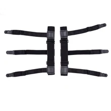 Mantieqingway для мужчин держатели рубашки Однотонные эластичные деловые Подвязки для ремня мужские Нескользящие запорные зажимы подтяжки